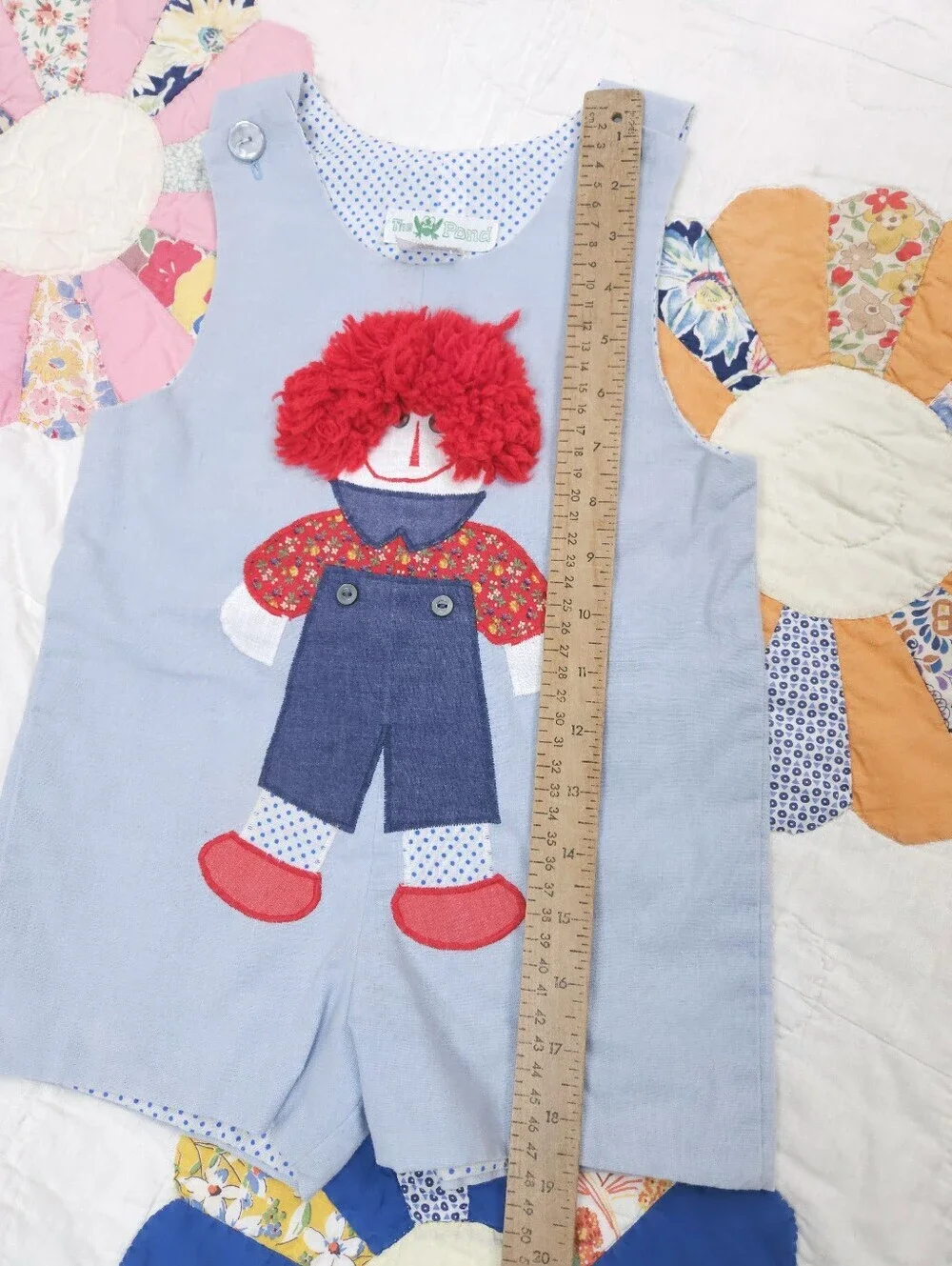 The Pond vintage applique